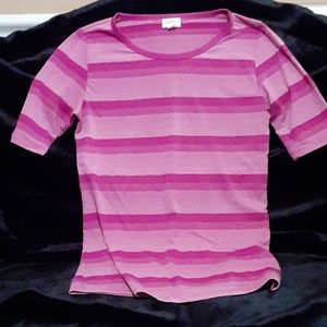 Purple Striped Shirt